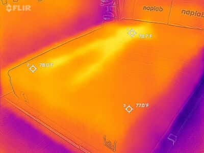 Amerisleep As6 Black Cooling Test After