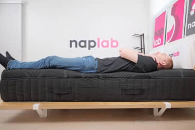 Amerisleep As6 Black Edge Support Back Sleeping