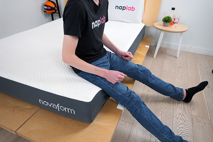 Novaform Dreamaway Edge Support Sitting