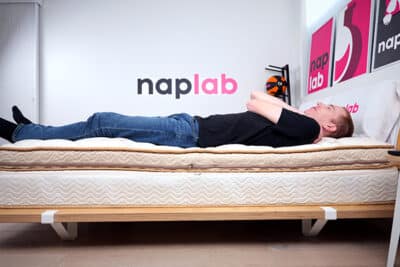 Saatva Solaire Edge Support Back Sleeping