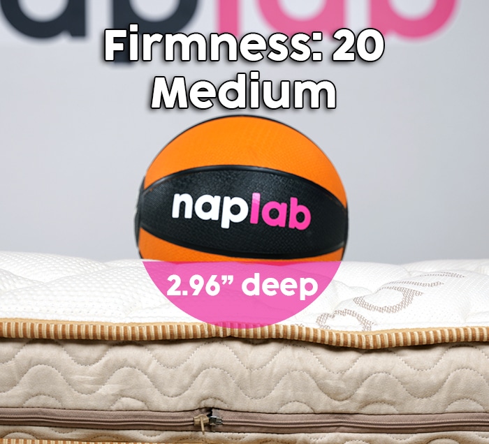 Saatva Solaire Sinkage Firmness 20