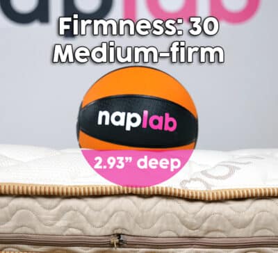 Saatva Solaire Sinkage Firmness 30