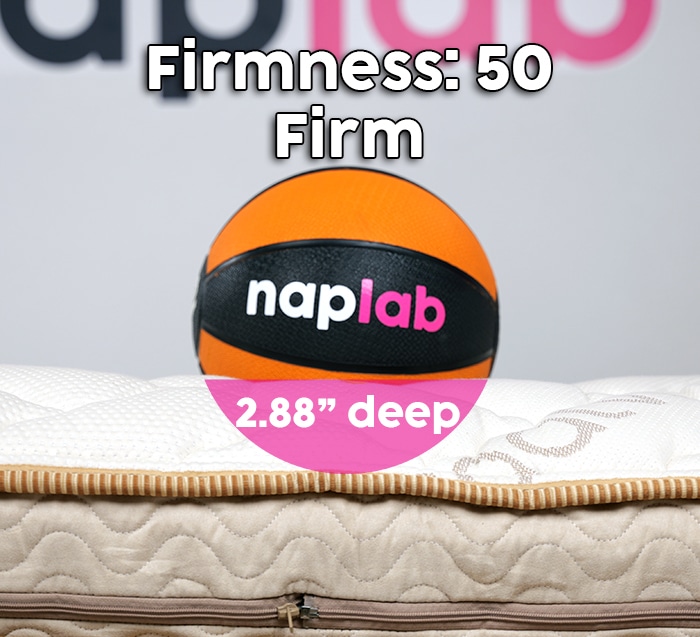 Saatva Solaire Sinkage Firmness 50