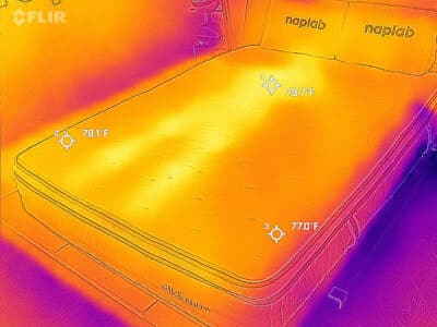 Silk And Snow Organic Cooling Test After