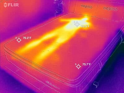 Silk And Snow Organic Cooling Test Before