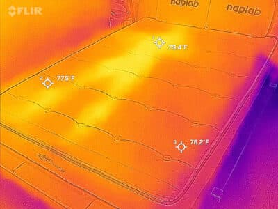 My Green Mattress Kiwi After Cooling Test