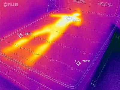 My Green Mattress Kiwi Before Cooling Test