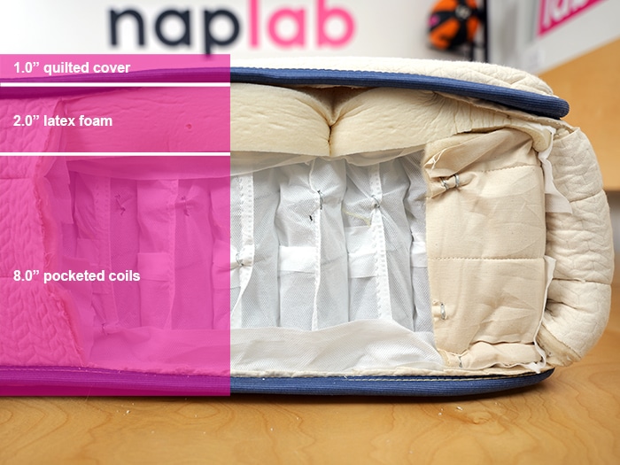 My Green Mattress Kiwi Material Layers