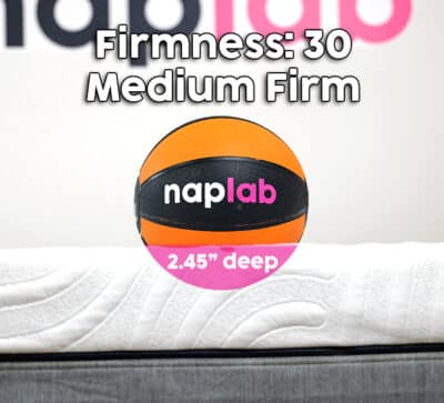 Personal Comfort Rego Sinkage Test Firmness 30