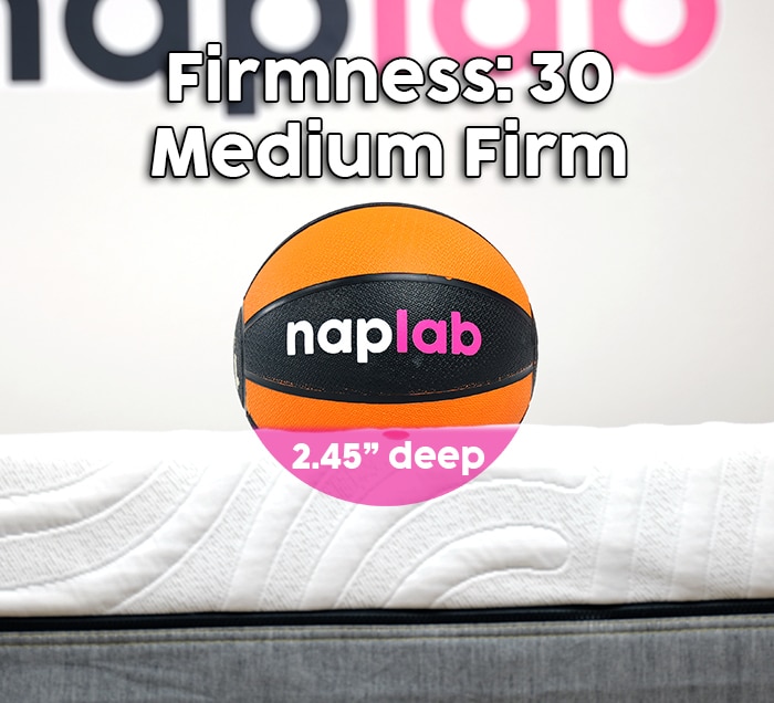 Personal Comfort Rego Sinkage Test Firmness 30