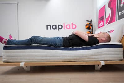 Helix Midnight 2025 Edge Support Back Sleeping With Vest