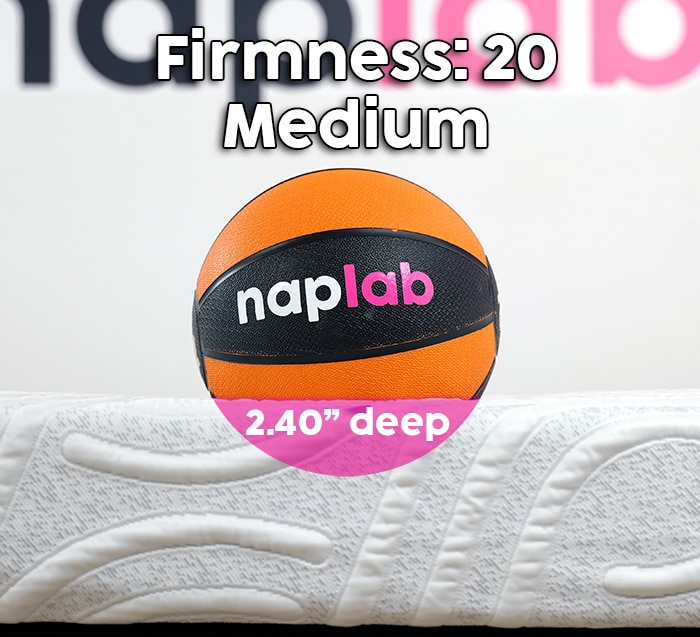 Personal Comfort Rejuvenate Sinkage Test Firmness 20