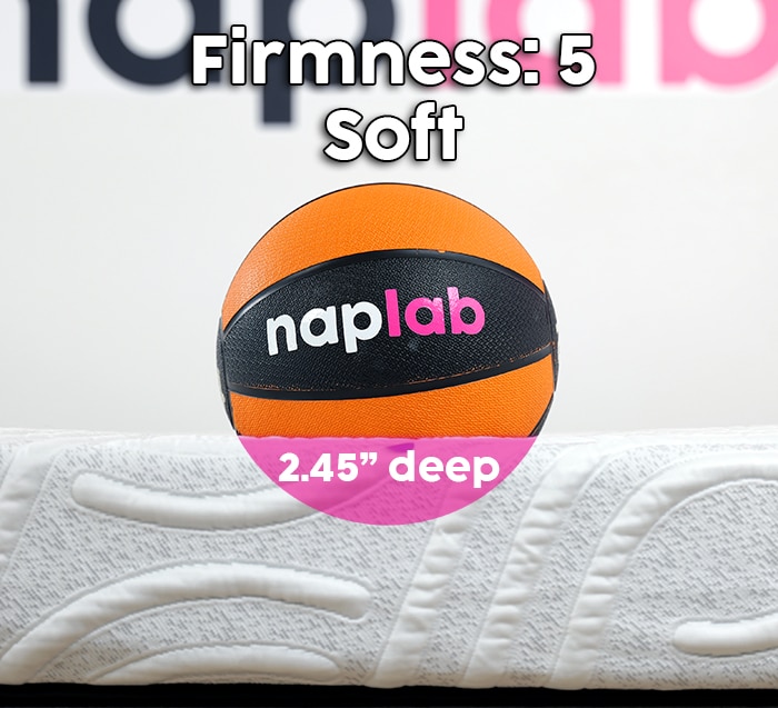 Personal Comfort Rejuvenate Sinkage Test Firmness 5