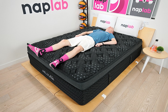 Helix Midnight Elite 2025 Back Sleeping