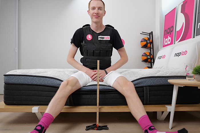 Helix Moonlight Luxe Edge Support Test With Vest