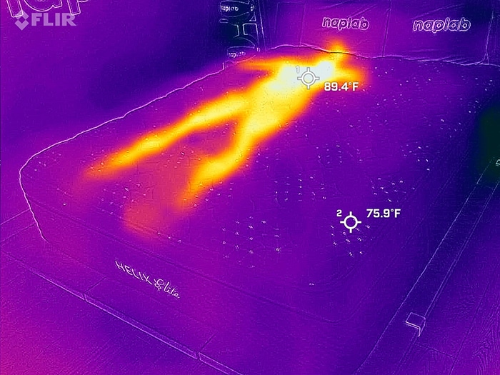 Helix Sunset Elite Before Cooling Test Helix Sunset Elite Before Cooling Test