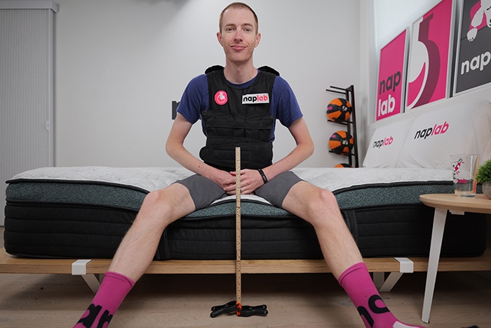 Helix Sunset Luxe Edge Support Test With Vest