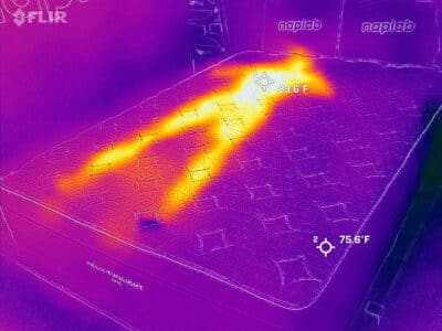 Helix Twilight Luxe Before Cooling Test