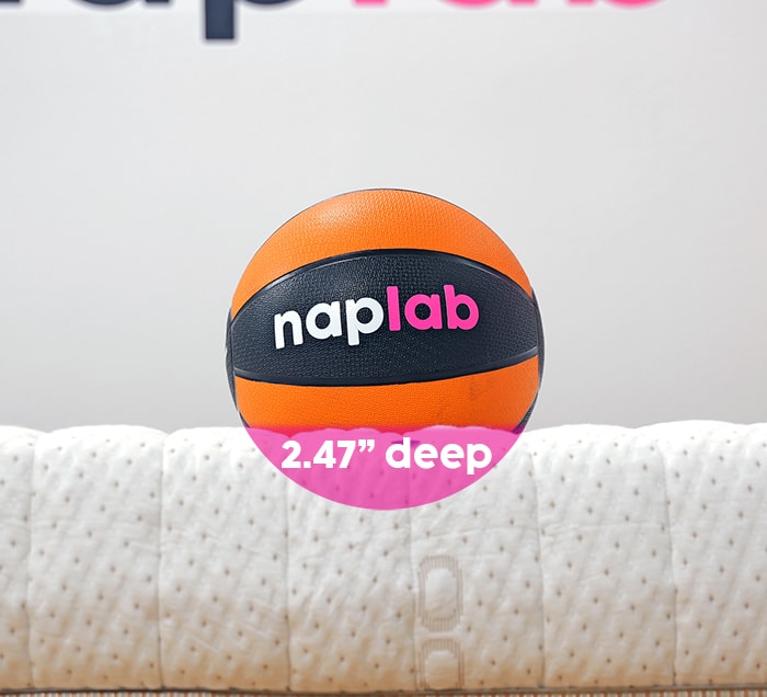 Latex Mattress Factory Organic Latex Essential Sinkage Test