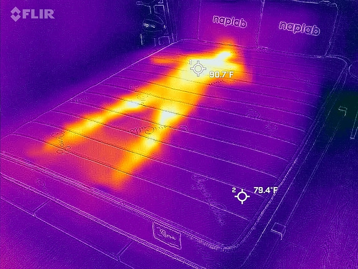 Sleep Ez Roma Before Cooling Test Sleep Ez Roma Before Cooling Test