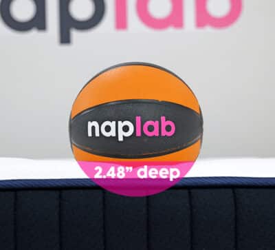 Dreamcloud Classic Hybrid Sinkage Test