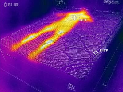 Dreamcloud Luxe Hybrid Before Cooling Test Dreamcloud Luxe Hybrid Before Cooling Test