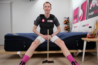 Dreamcloud Luxe Hybrid Edge Support Test With Vest Dreamcloud Luxe Hybrid Edge Support Test With Vest