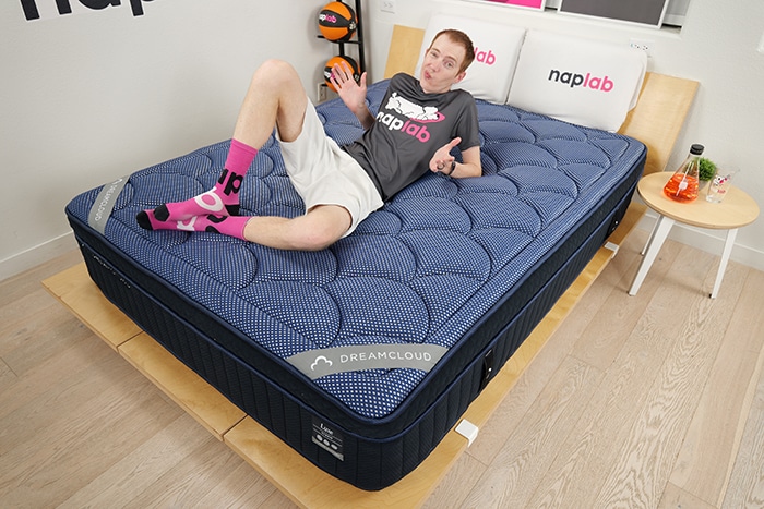 DreamCloud Luxe Hybrid Lounging