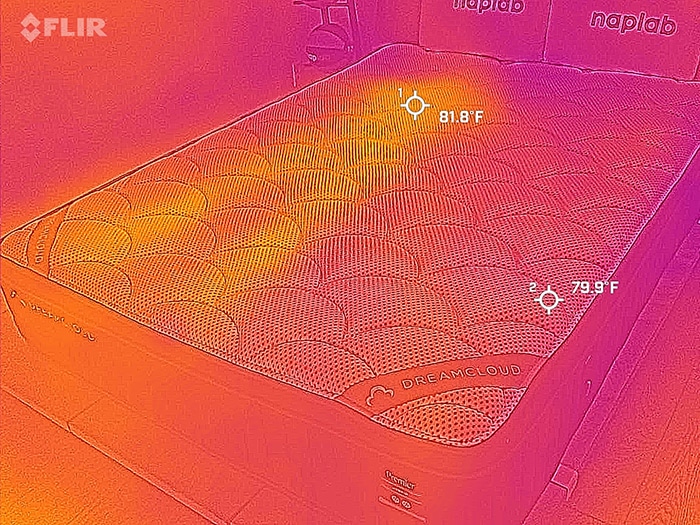 Dreamcloud Premier Hybrid After Cooling Test