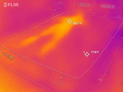 Ghostbed Comfort Foam After Cooling Test Ghostbed Comfort Foam After Cooling Test