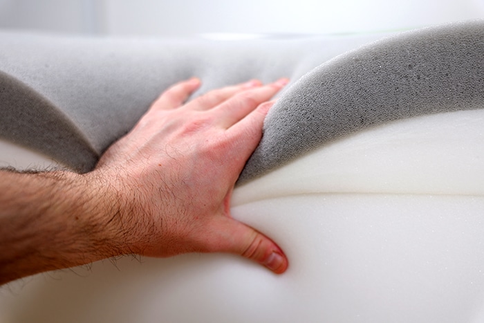 Ghostbed Comfort Foam Pressing Materials