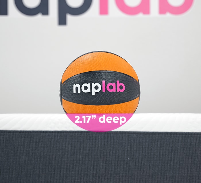 Ghostbed Comfort Foam Sinkage Test