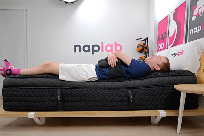 Helix Dawn Elite Edge Support Test Back Sleeping With Vest