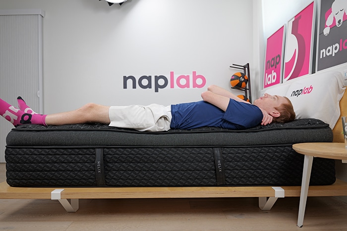 Helix Dawn Elite Edge Support Test Back Sleeping