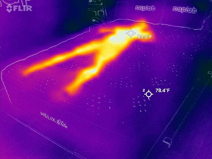Helix Moonlight Elite Before Cooling Test