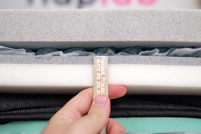 Helix Plus Elite 2025 Memory Foam Measured