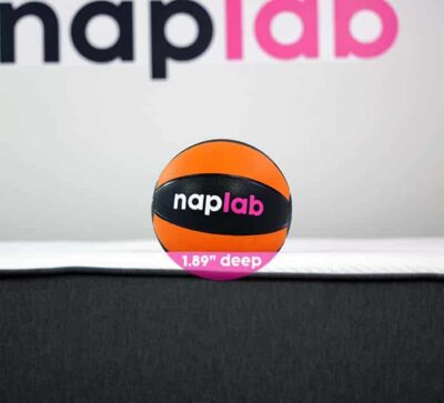 Casper Cooling Select Hybrid Sinkage Test Casper Cooling Select Hybrid Sinkage Test