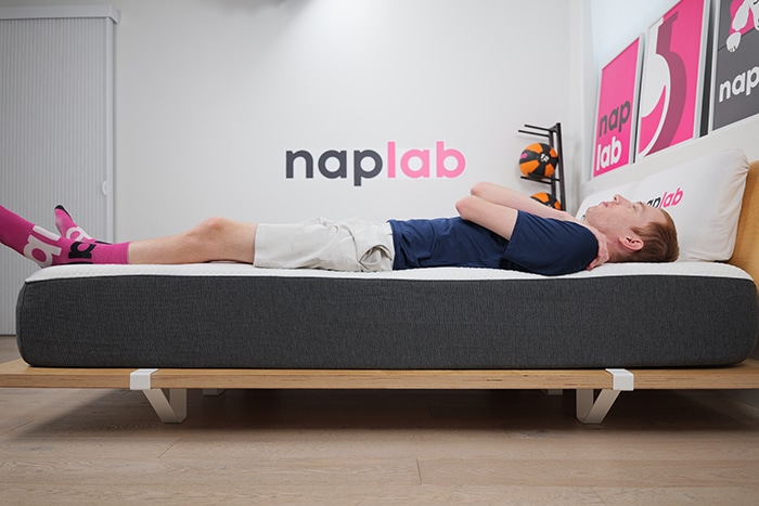 Ghostbed Comfort Hybrid Edge Support Test Back