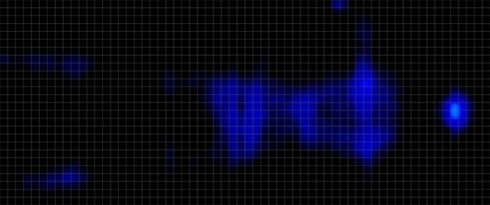 Ghostbed Comfort Hybrid Pressure Mapping Back