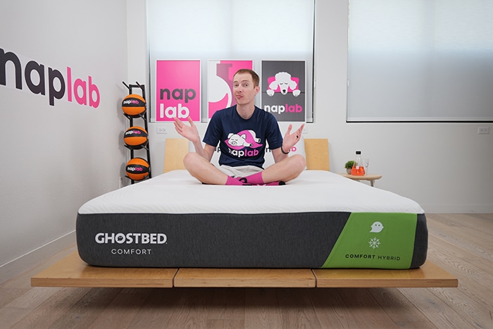 Ghostbed Comfort Hybrid Sitting