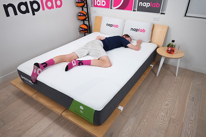 Ghostbed Comfort Hybrid Stomach Sleeping