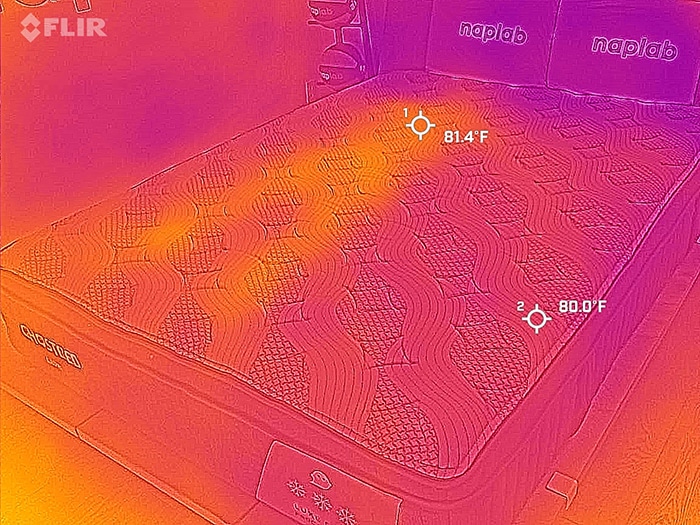 Ghostbed Luxe Foam 2025 After Cooling Test