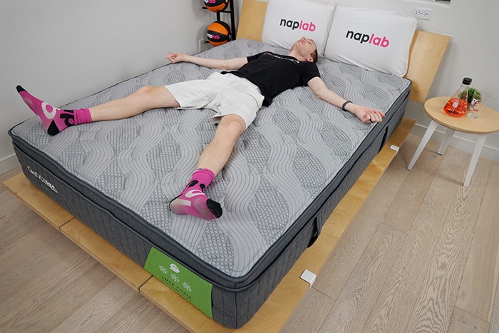 Ghostbed Luxe Foam 2025 Back Sleeping