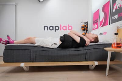 Ghostbed Luxe Foam 2025 Edge Support Test Back Sleeping With Vest