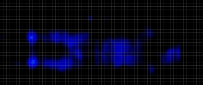 Ghostbed Luxe Foam 2025 Pressure Mapping Stomach
