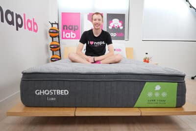 Ghostbed Luxe Foam 2025 Sitting 1