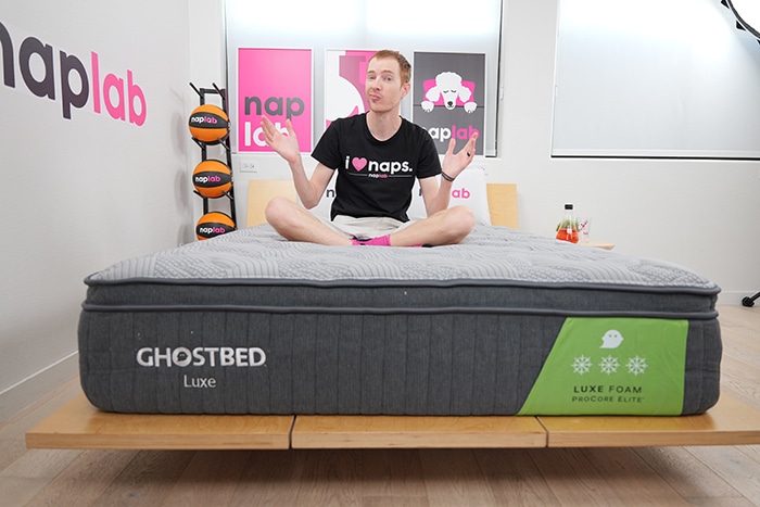 Ghostbed Luxe Foam 2025 Sitting
