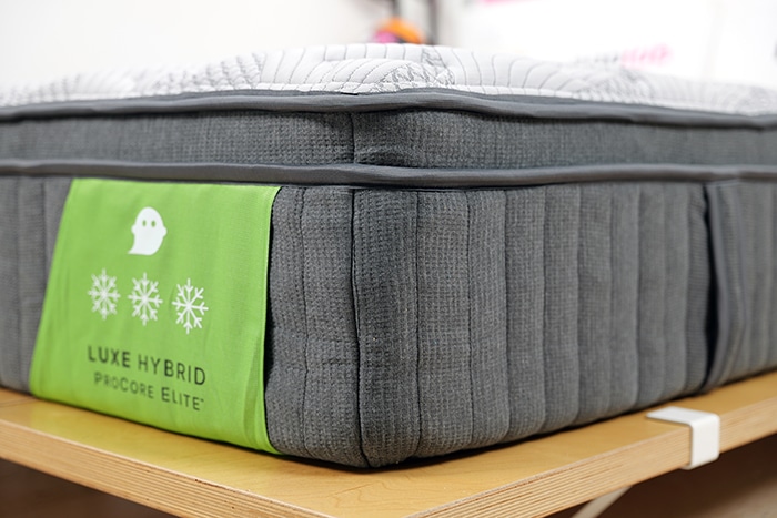 Ghostbed Luxe Hybrid Corner