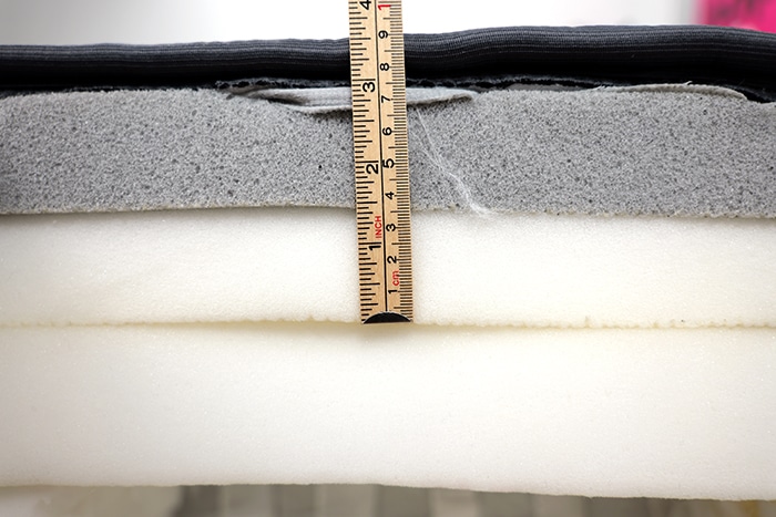 Ghostbed Luxe Hybrid Measuring Poly Foam