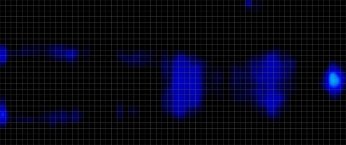 Ghostbed Luxe Hybrid Pressure Map Back
